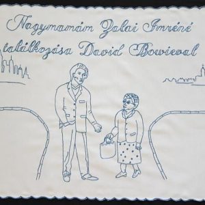 Falvédő Nagymamám Zalai Imréné 82x55cm