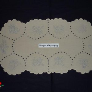 Futó drapp szegett luggalt 75x35cm