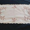 Hímzett terítő drapp kalocsai 53x26 cm