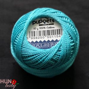 Hímzőfonal perlé 10 gr türkiz 5906