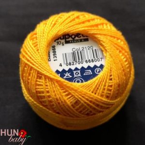 Hímzőfonal sötét sárga 10 gr 2120 Perlé