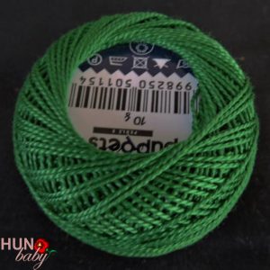 Hímzőfonal sötét zöld 10 gr 7245 Perlé