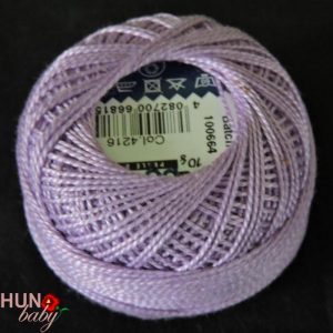 Hímzőfonal világos lila 10 gr 4216 Perlé