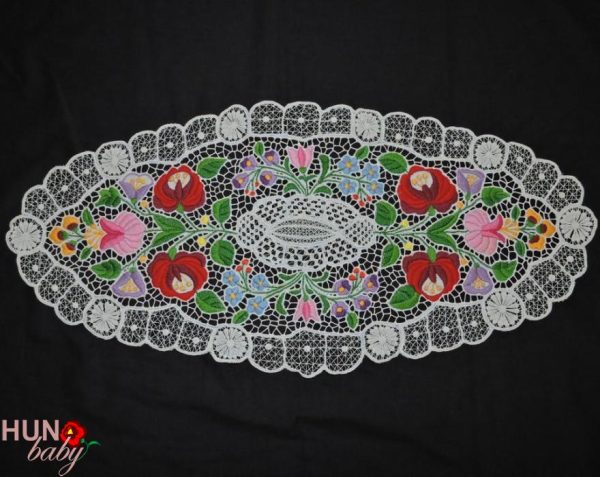 Riselt terítő áttört kalocsai 60x28 cm