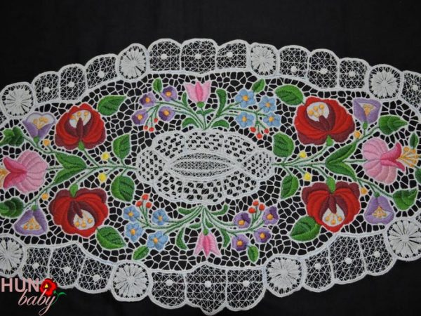 Riselt terítő áttört kalocsai 60x28 cm