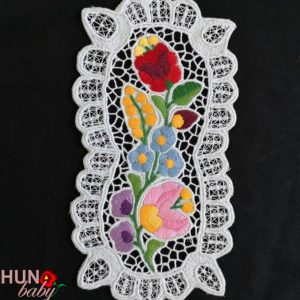 Riselt terítő kalocsai áttört 22x12 cm