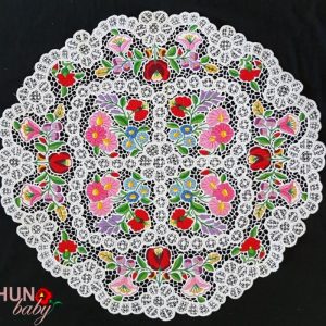 Riselt terítő kalocsai áttört kör 57 cm