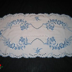 KÉK FUTÓ - kalocsai mintával