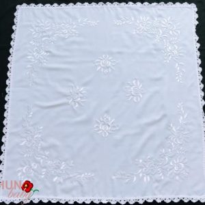 Hímzett terítő krizanténos 85x85 cm