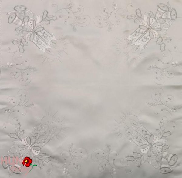 Karácsonyi terítő gépi fehér 85x85 cm