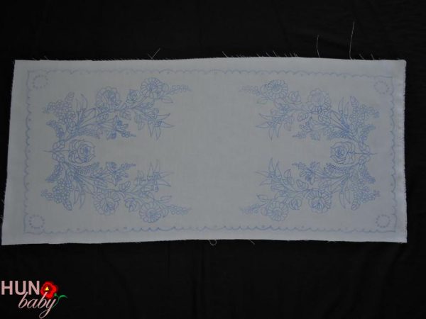 Előnyomott kalocsai futó szegetlen 85x35 cm