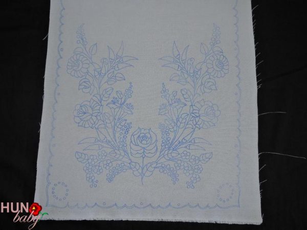 Előnyomott kalocsai futó szegetlen 85x35 cm