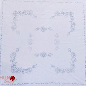 Előnyomott modern mintás terítő szegetlen 85x85 cm