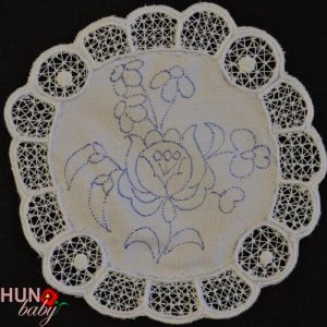 Előnyomott riselt kalocsai kör 14 cm