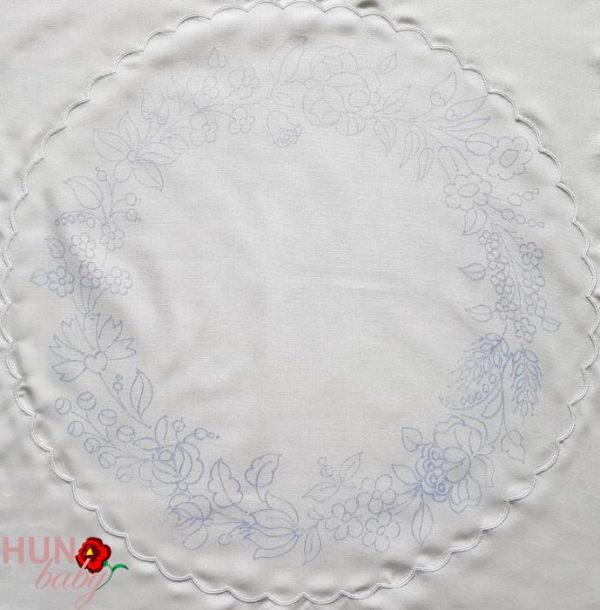 Előnyomott terítő kalocsai szegett kör 45 cm