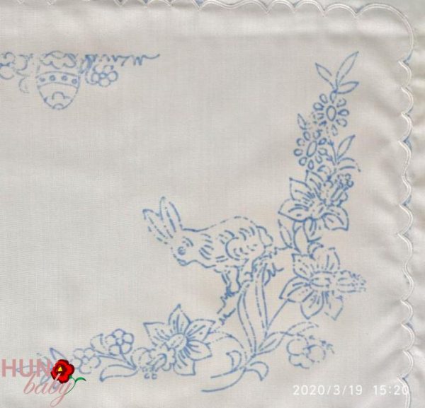 Előnyomott terítő szegett húsvéti futó 85x35 cm