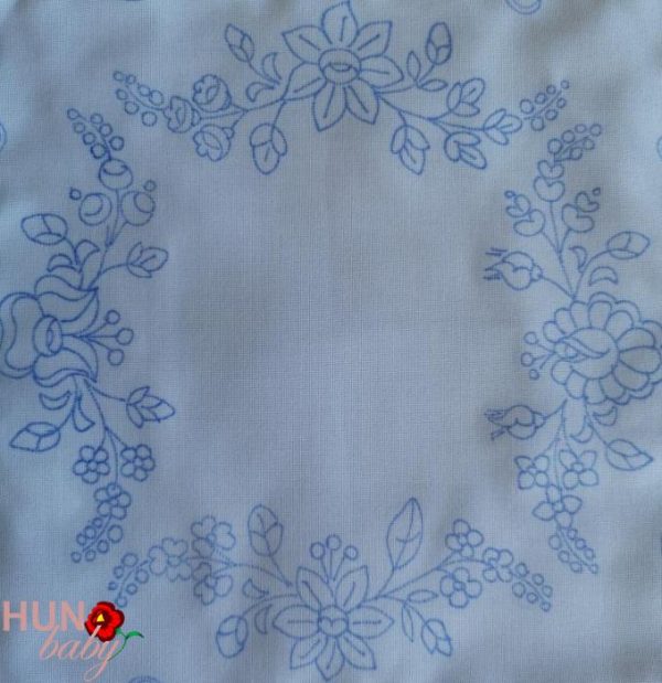 Előnyomott terítő szegett kalocsai 27x27 cm