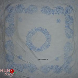 Előnyomott terítő szegett sűrű kalocsai 85x85 cm